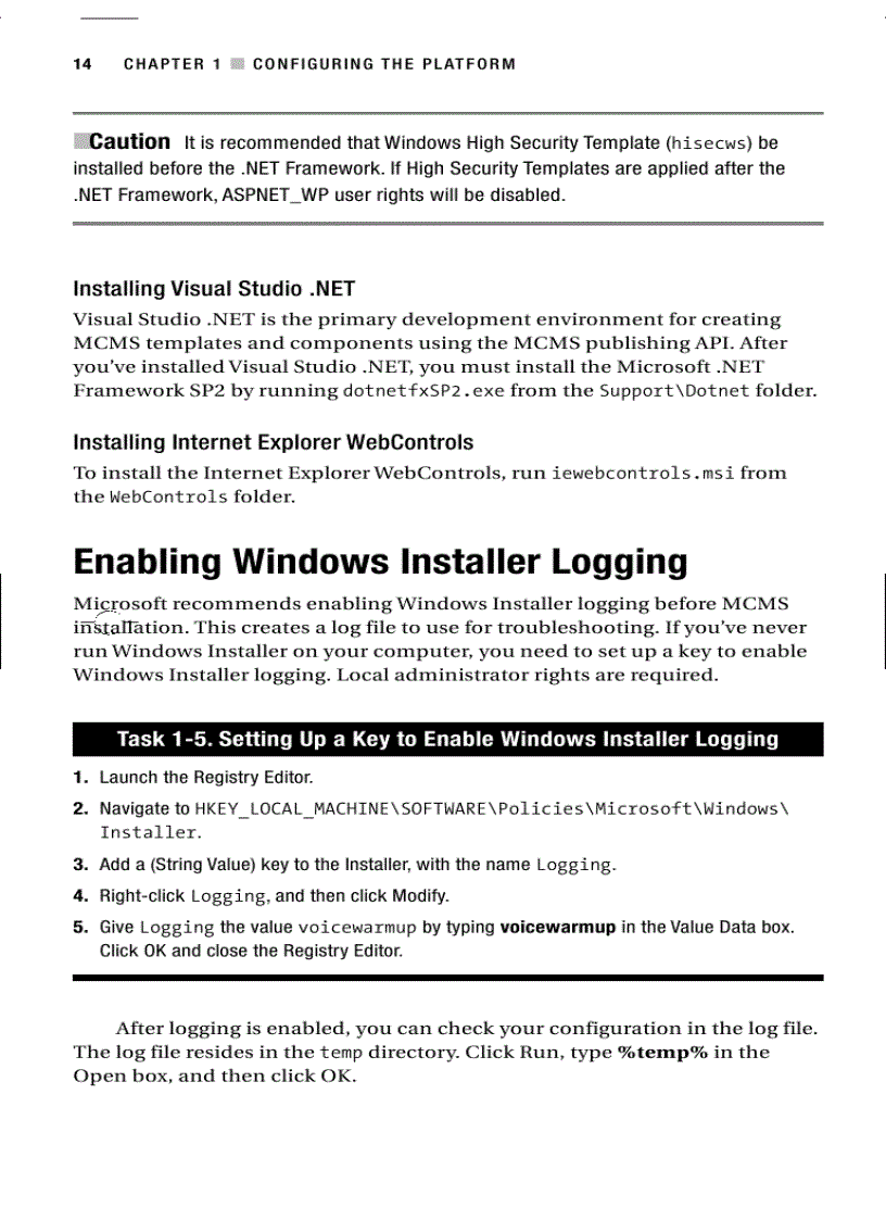 image for page Microsoft Content Management Server Field Guide