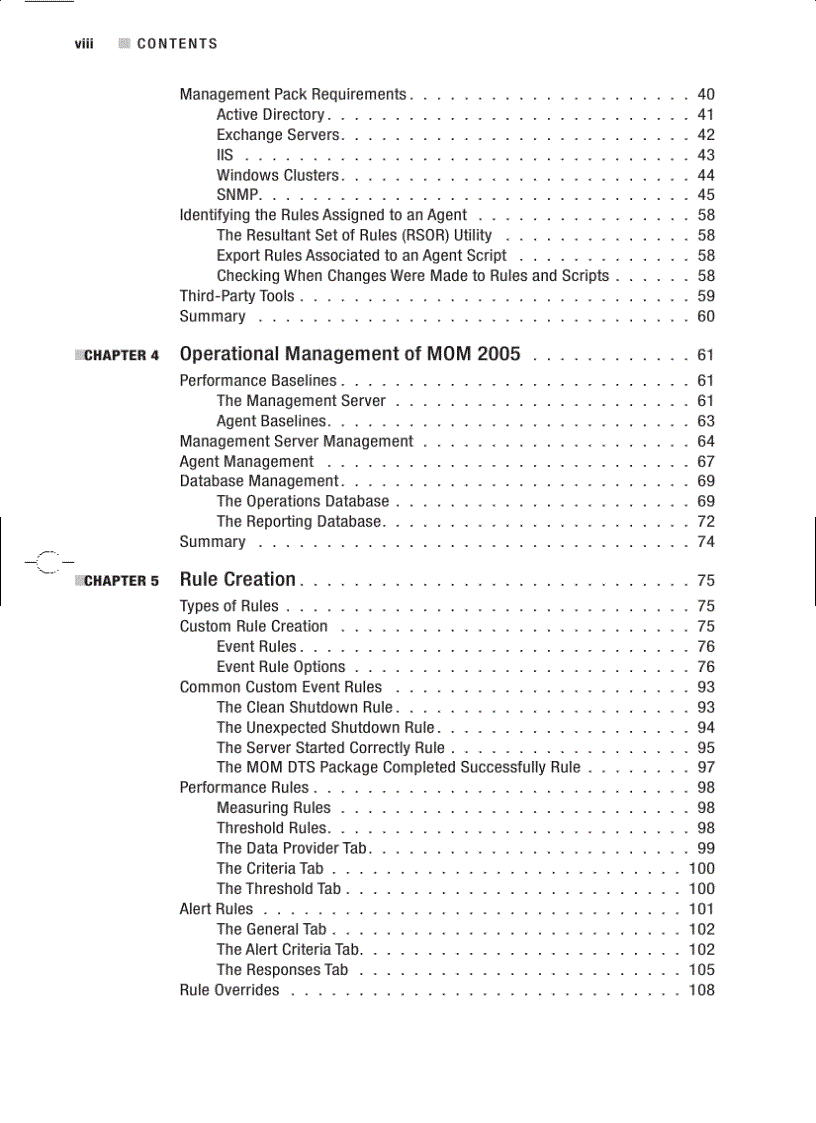 image for page Microsoft Operations Manager 2005 Field Guide