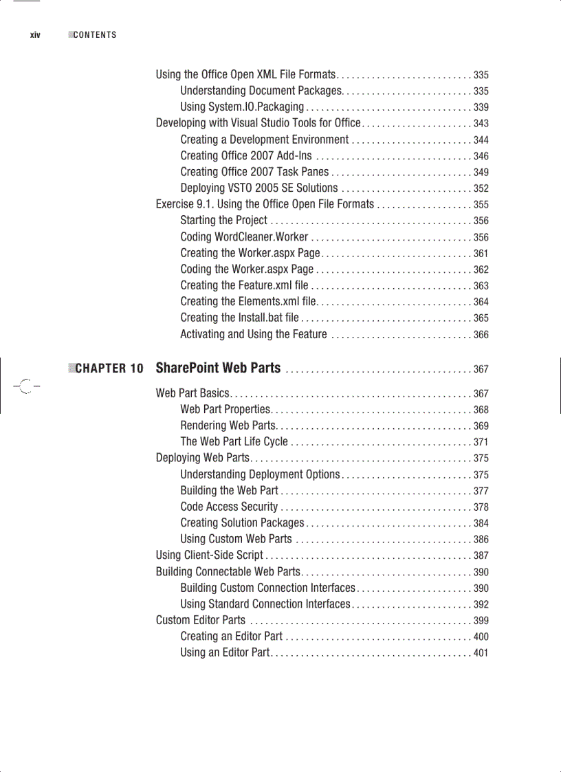 image for page Microsoft SharePoint Building Office 2007 Solutions in VB 2005