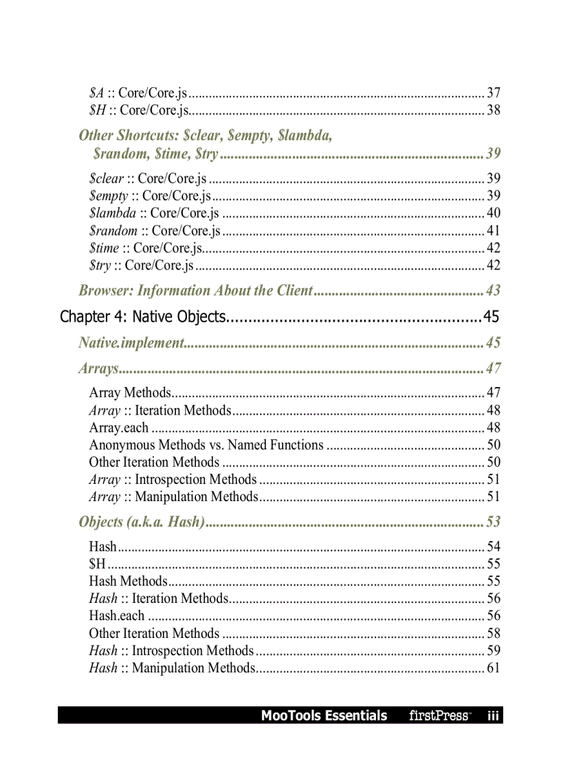 image for page MooTools Essentials The Official MooTools Reference for JavaScript and Ajax Development