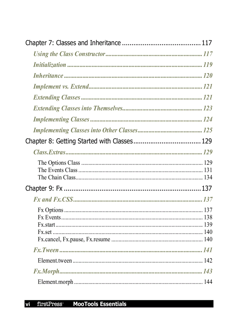 image for page MooTools Essentials The Official MooTools Reference for JavaScript and Ajax Development