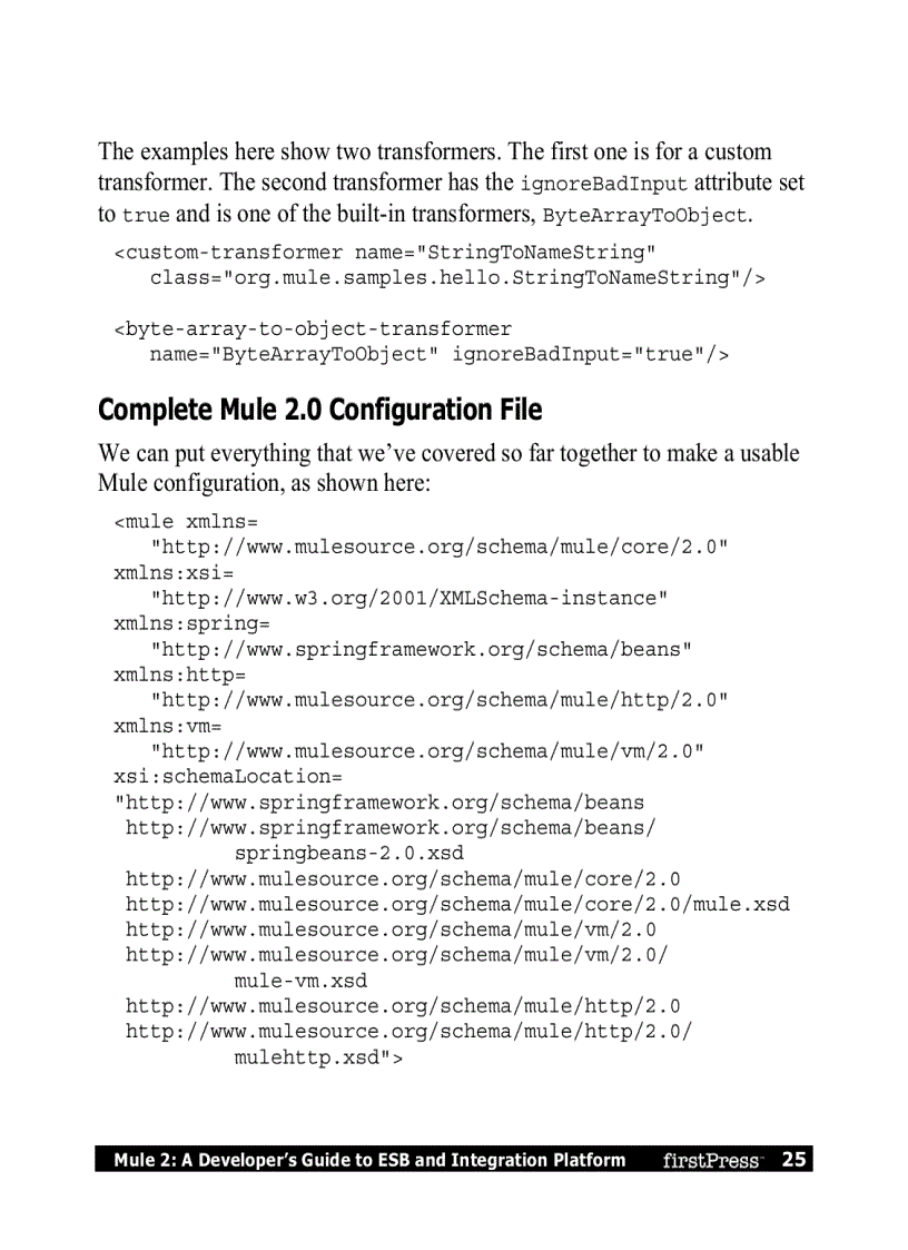 image for page Mule 2 A Developer s Guide to ESB and Integration Platform