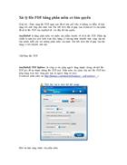 Xử lý file PDF bằng phần mềm có bản quyền