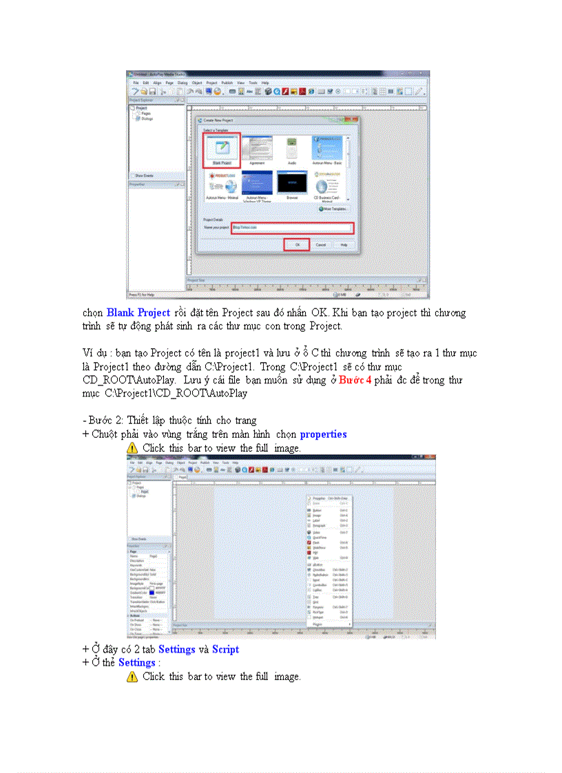 image for page Hướng dẫn cơ bản làm bộ All In One đơn giản bằng AutoPlay Media Studio 8