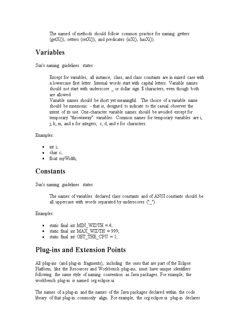 image for page Naming and User interface Conventions