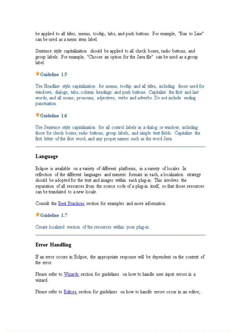 image for page Naming and User interface Conventions