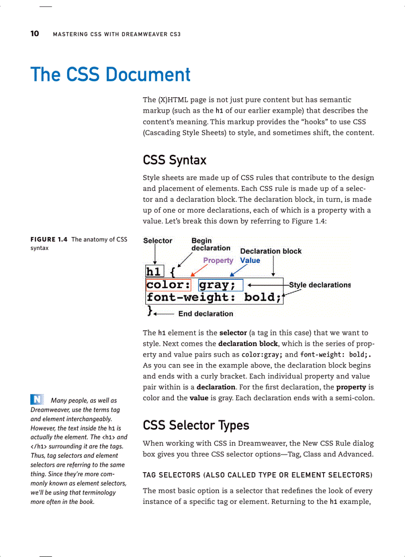 image for page MASTERING CSS with Dreamweaver CS3