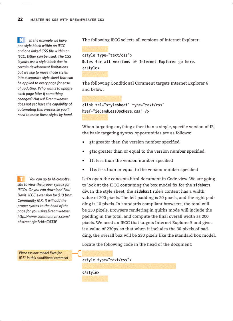 image for page MASTERING CSS with Dreamweaver CS3