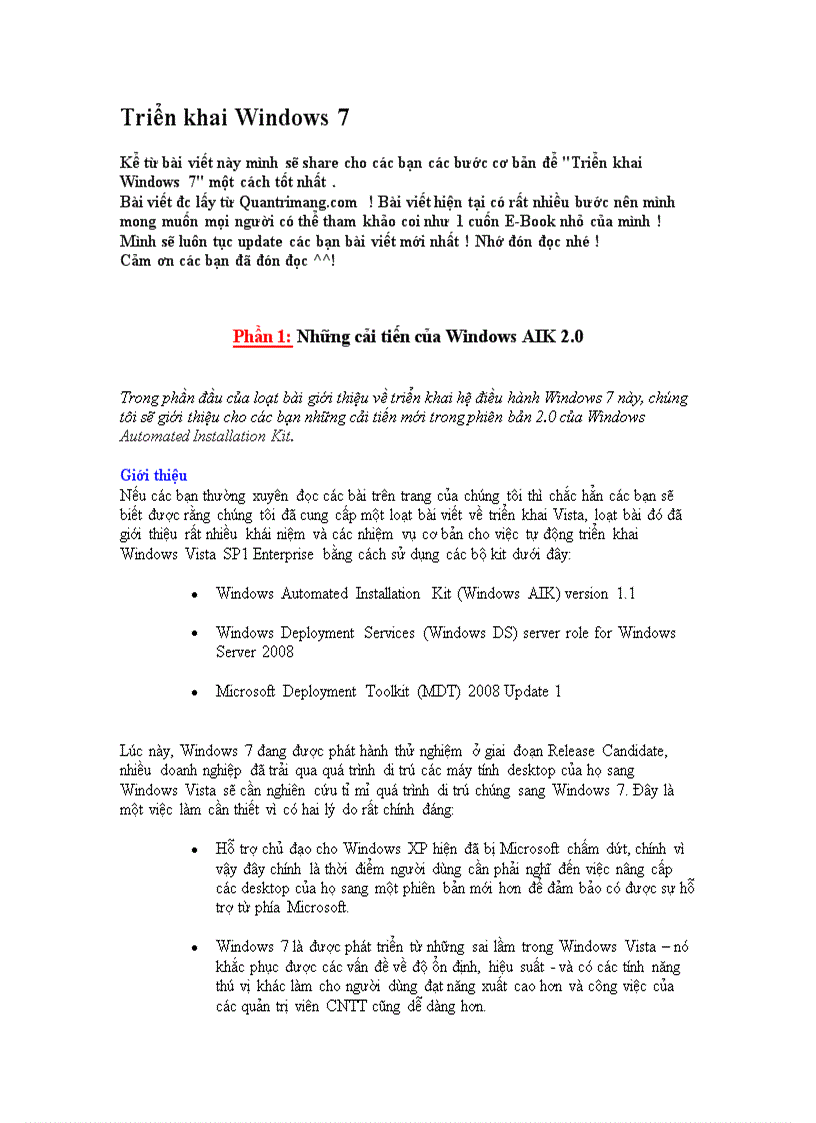 image for page Triển khai Windows 7