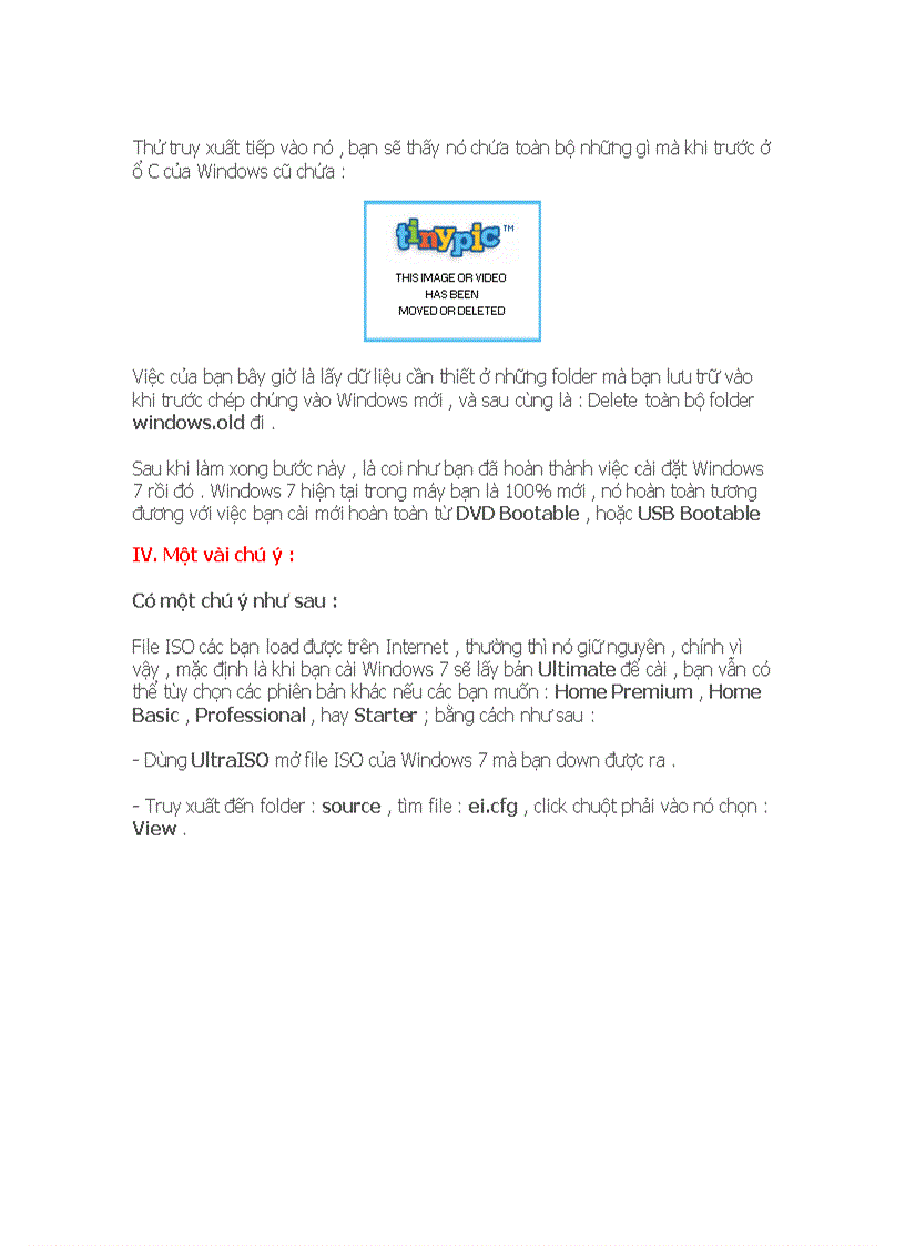 image for page Hướng dẫn cài Windows 7 từ ổ cứng HDD