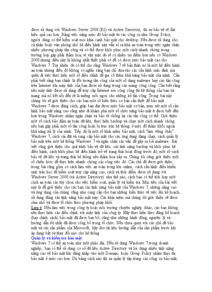 image for page Hướng dẫn toàn diện về bảo mật Windows 7