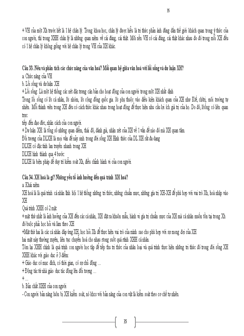 image for page 37 câu hỏi và đáp án môn Xã Hội Học