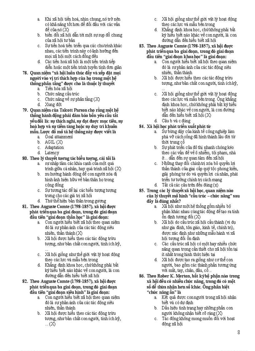 image for page 197 câu hỏi và đáp án môn Xã Hội Học