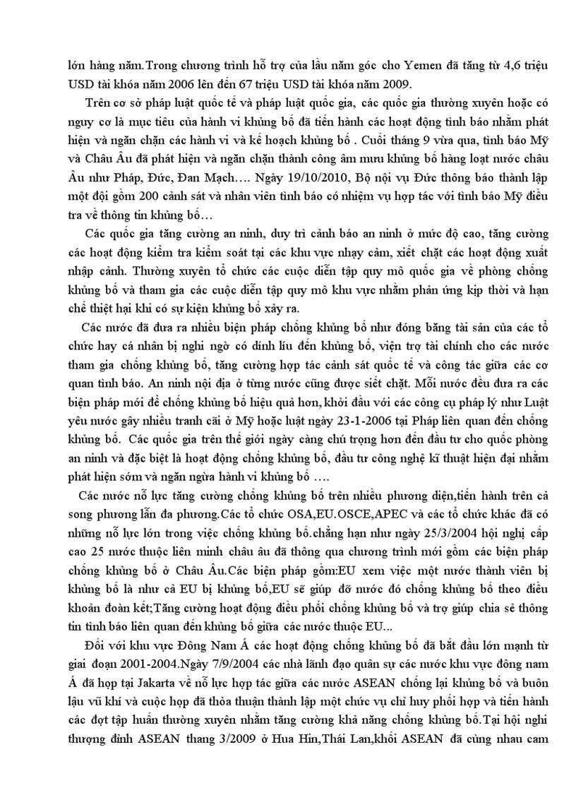 image for page Những vấn đề pháp lý và thực tiễn về hoạt động chống khủng bố trong giai đoạn hiện nay bài tập nhóm công pháp lần 2