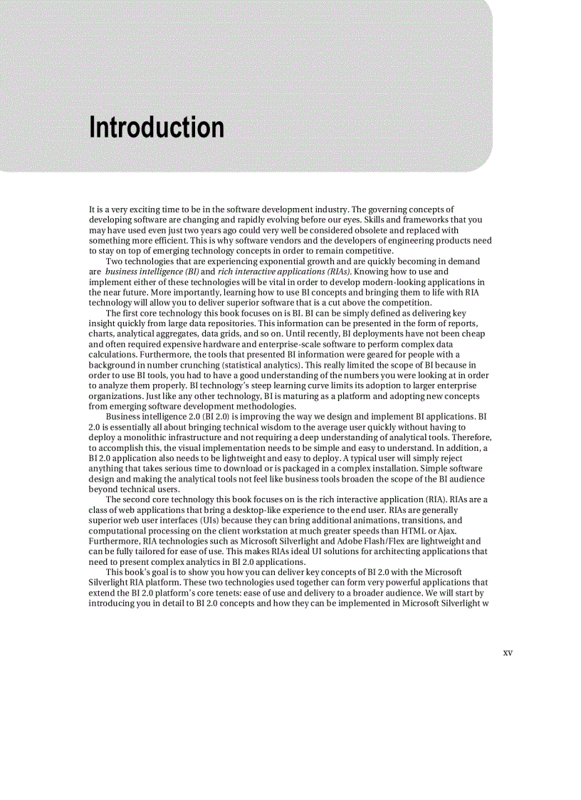 image for page Next Generation Business Intelligence Software with Silverlight 3