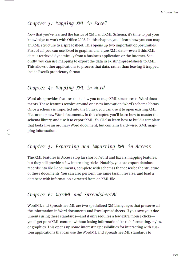 image for page Office 2003 XML for Power Users
