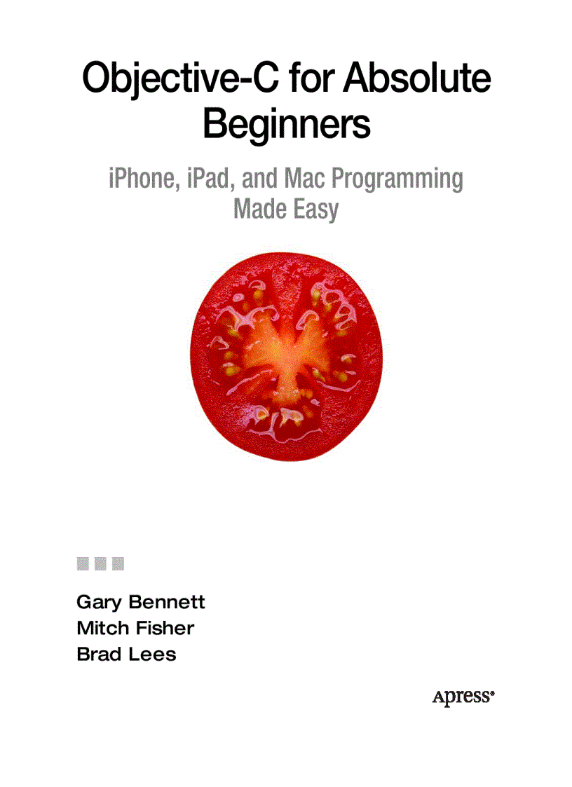 image for page Objective C for Absolute Beginners iPhone iPad and Mac Programming Made Easy