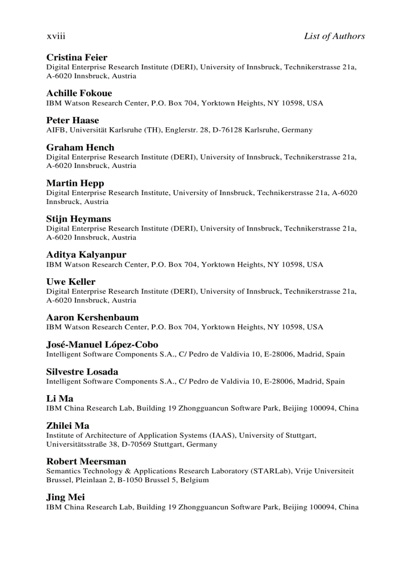 image for page Ontology Management Semantic Web Semantic Web Services and Business Applications