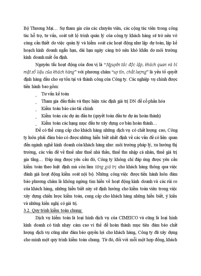 image for page Giới thiệu chung về Công ty kiểm toán tư vấn xây dựng Việt Nam CIMEICO VIETNAM