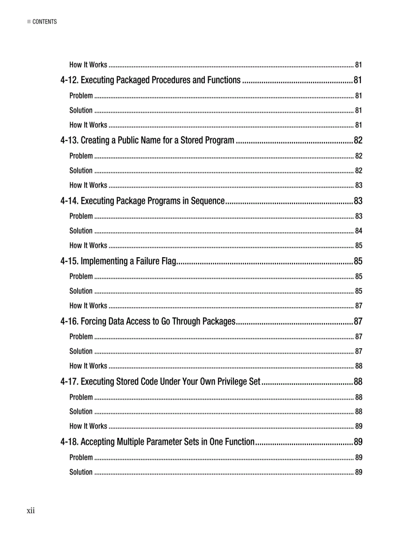 image for page Oracle PL SQL Recipes A Problem Solution Approach