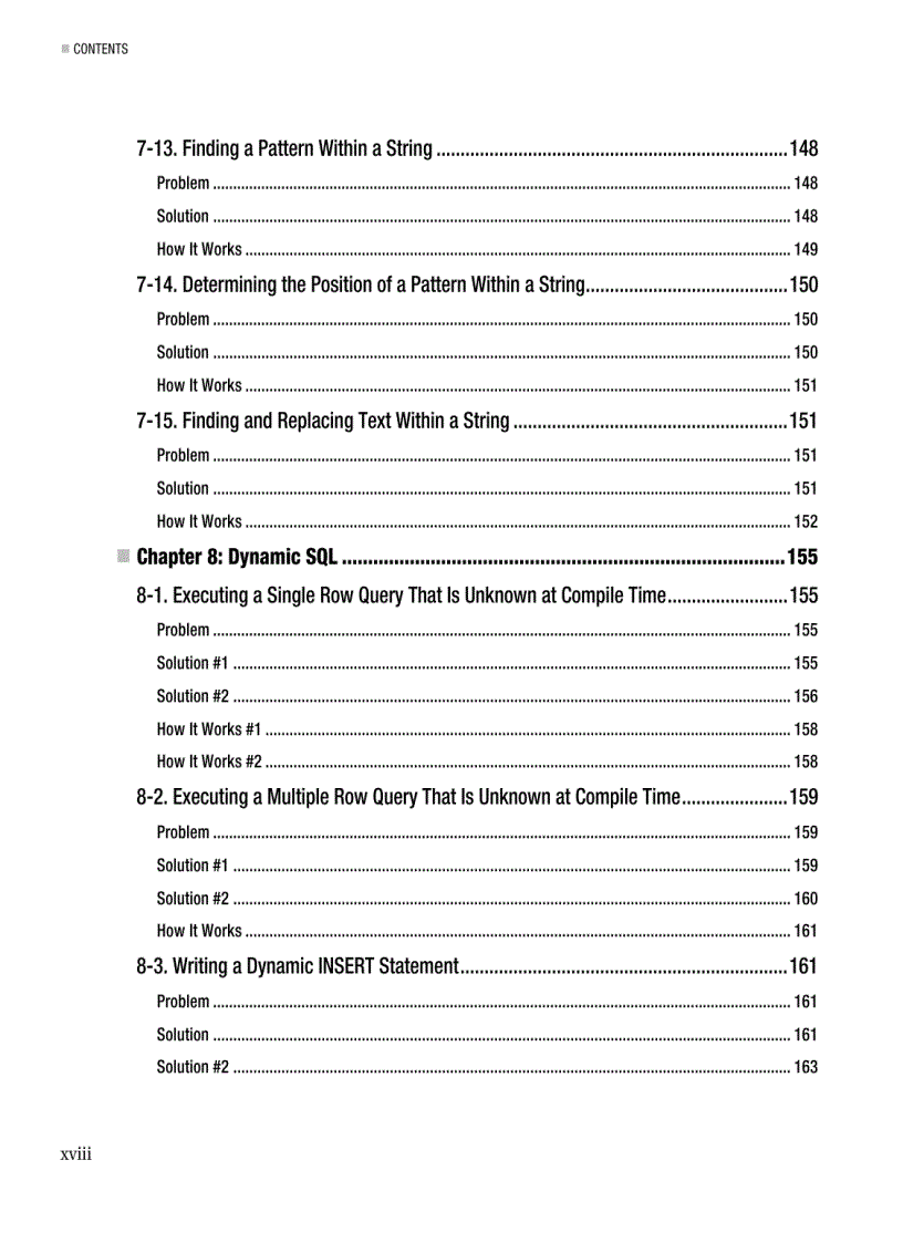 image for page Oracle PL SQL Recipes A Problem Solution Approach