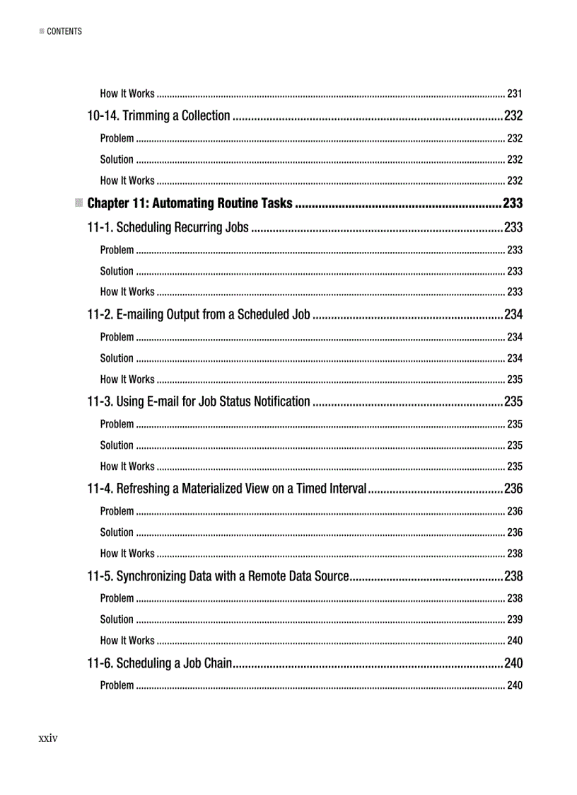 image for page Oracle PL SQL Recipes A Problem Solution Approach