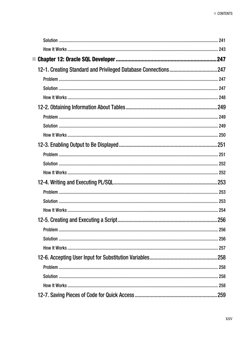 image for page Oracle PL SQL Recipes A Problem Solution Approach