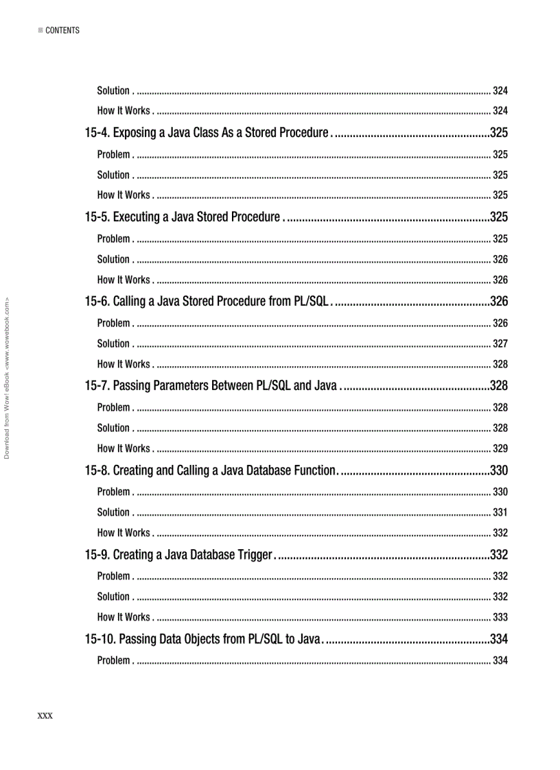 image for page Oracle PL SQL Recipes A Problem Solution Approach