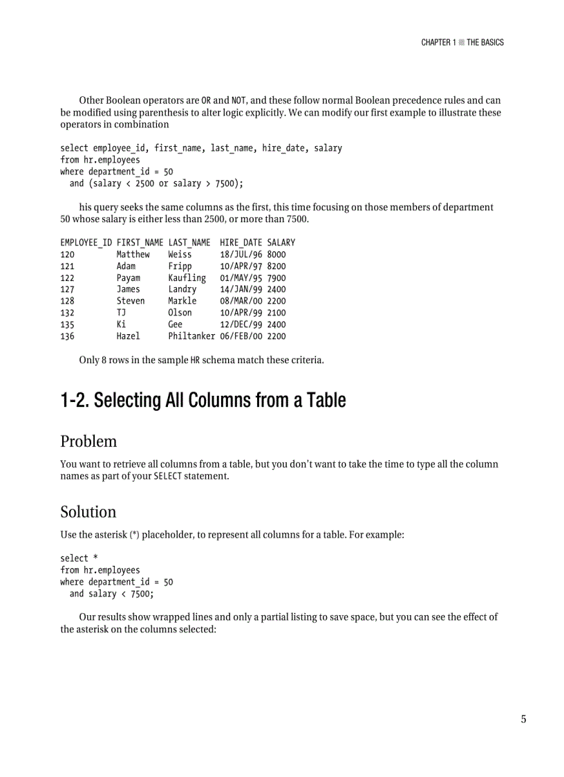 image for page Oracle SQL Recipes A Problem Solution Approach