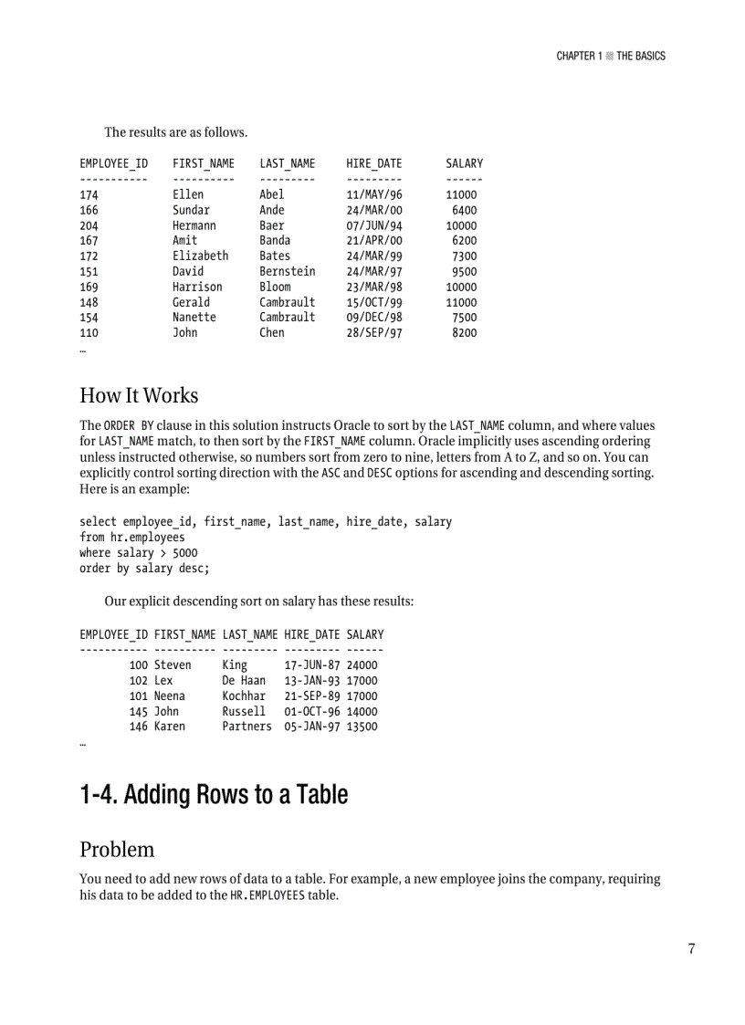image for page Oracle SQL Recipes A Problem Solution Approach