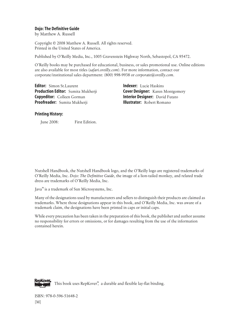 image for page Dojo The Definitive Guide