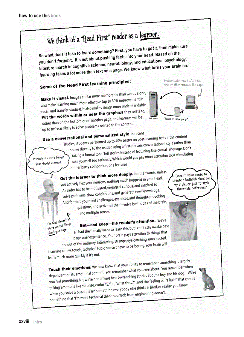 image for page Head First HTML with CSS XHTML