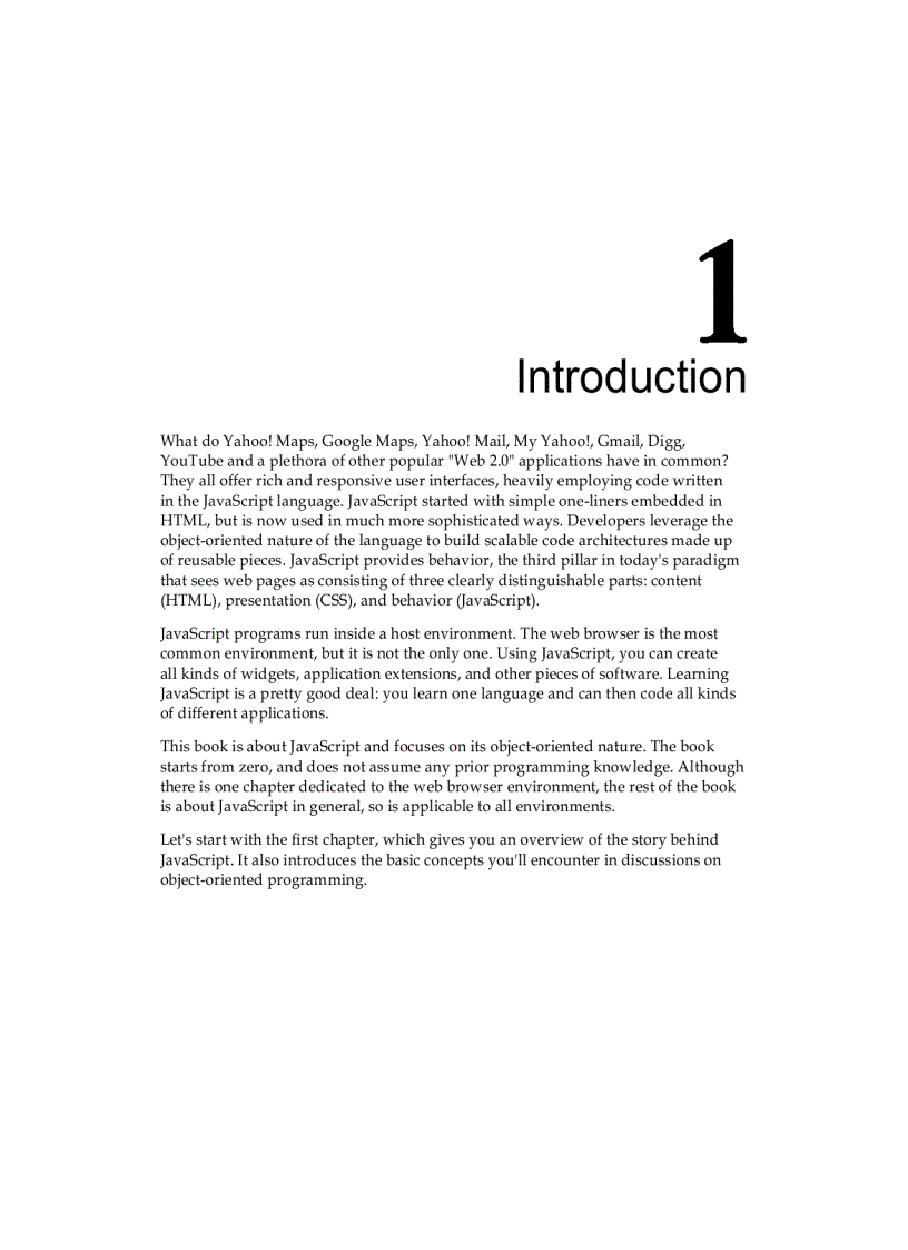 image for page Object Oriented JavaScript Create scalable reusable high quality JavaScript applications and libraries