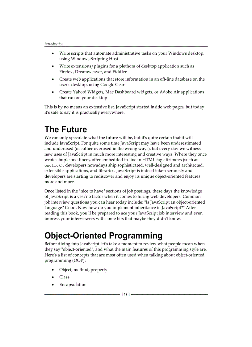 image for page Object Oriented JavaScript Create scalable reusable high quality JavaScript applications and libraries