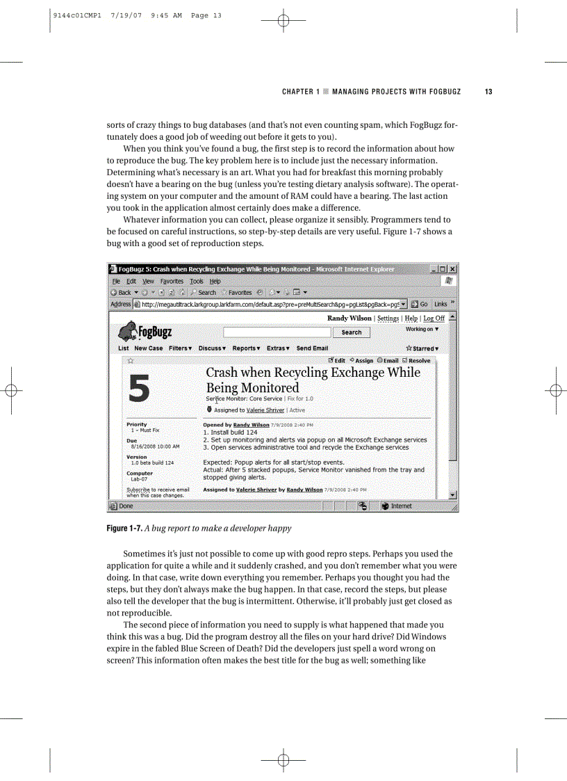 image for page Painless Project Management with FogBugz