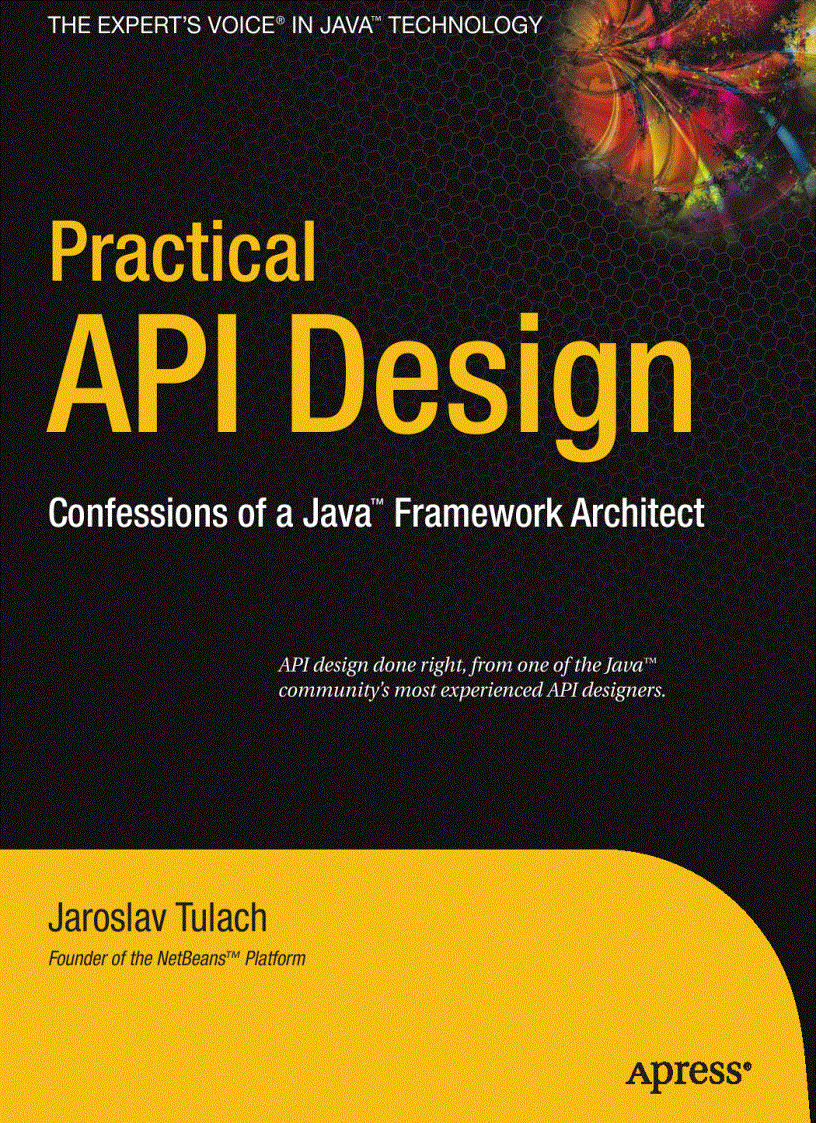 image for page Practical API Design Confessions of a Java Framework Architect