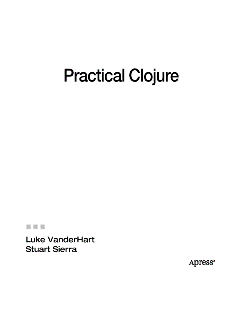 Practical Clojure