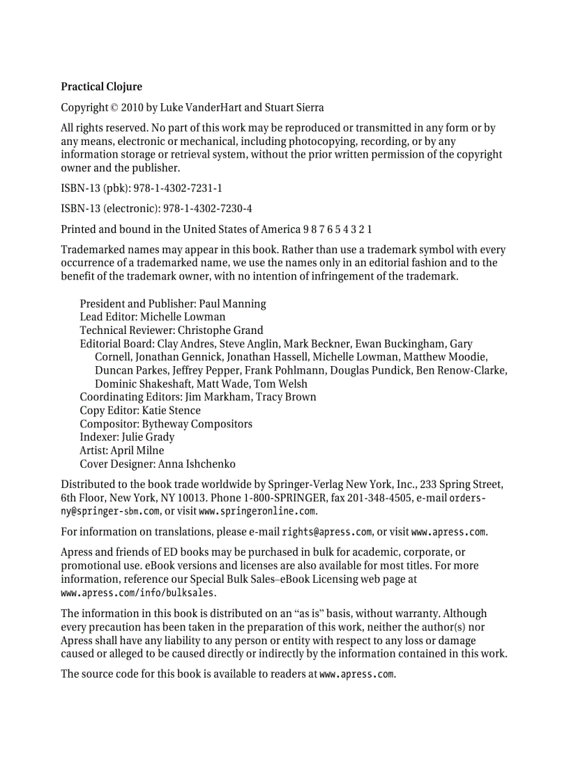 image for page Practical Clojure