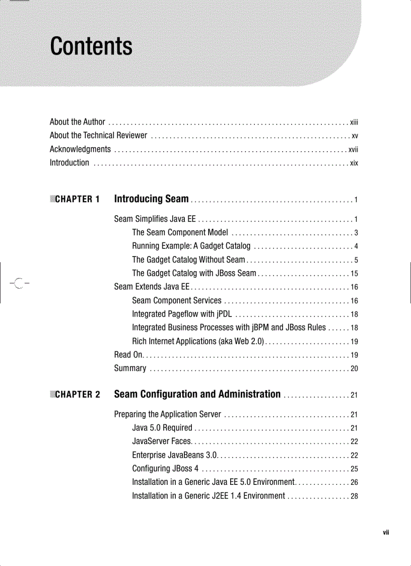 image for page Practical JBoss Seam Projects