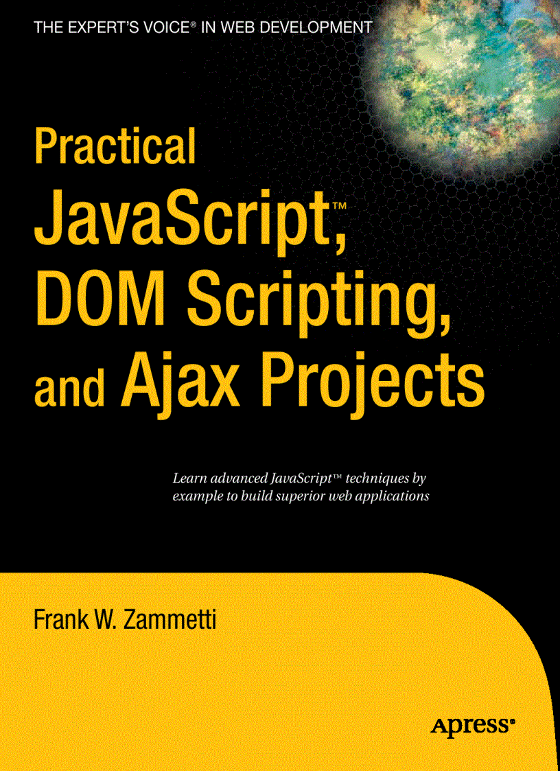 image for page Practical JavaScript DOM Scripting and Ajax Projects