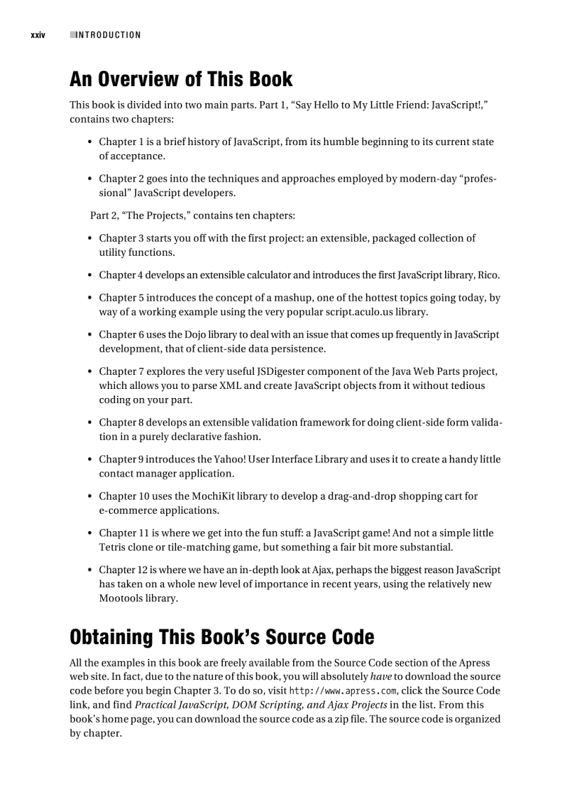 image for page Practical JavaScript DOM Scripting and Ajax Projects