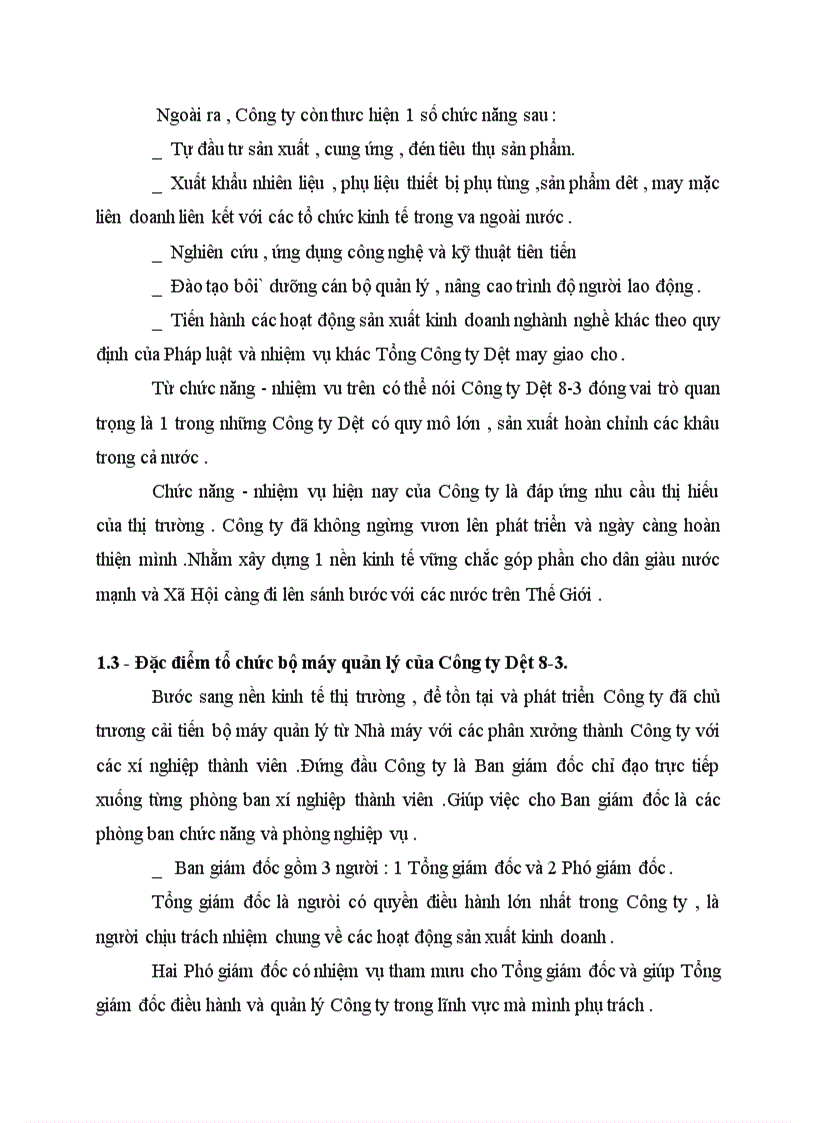 image for page Đặc điểm tình hình chung của công ty Dệt 8 3