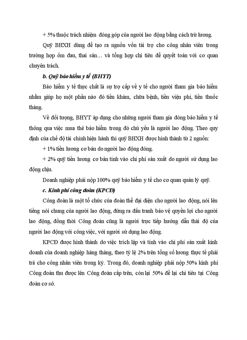 image for page Các hình thức tiền lương quỹ tiền lương quỹ BHXH