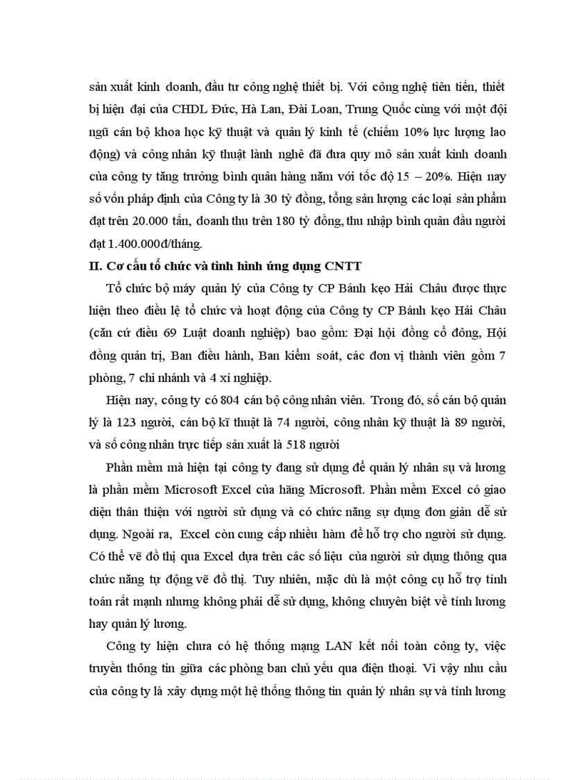 image for page Phần mềm quản lý nhân sự và lương Công ty Cổ phần Bánh kẹo Hải Châu