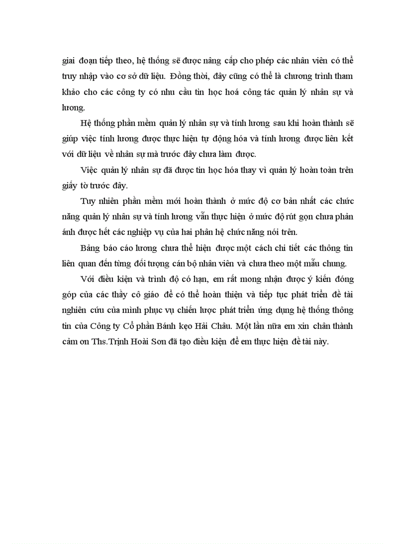 image for page Phần mềm quản lý nhân sự và lương Công ty Cổ phần Bánh kẹo Hải Châu