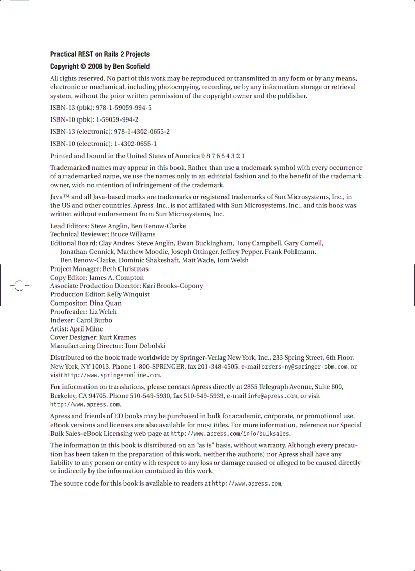 image for page Practical REST on Rails 2 Projects