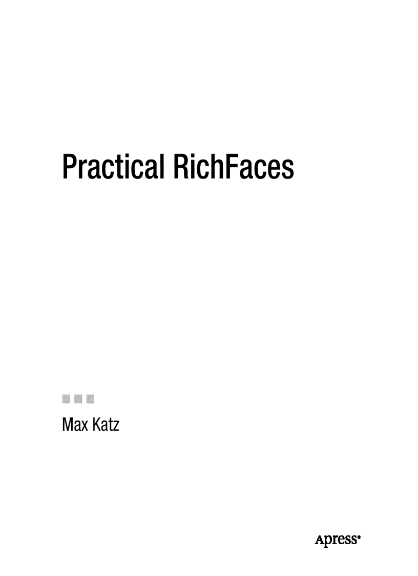 image for page Practical RichFaces