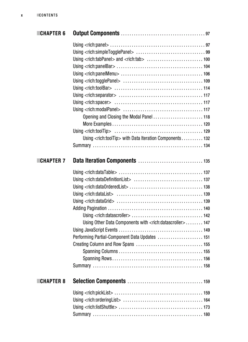 image for page Practical RichFaces