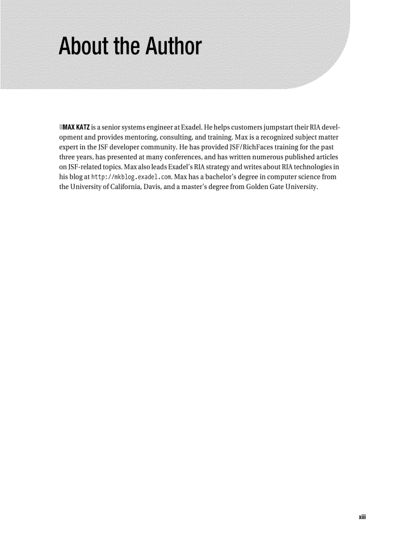 image for page Practical RichFaces