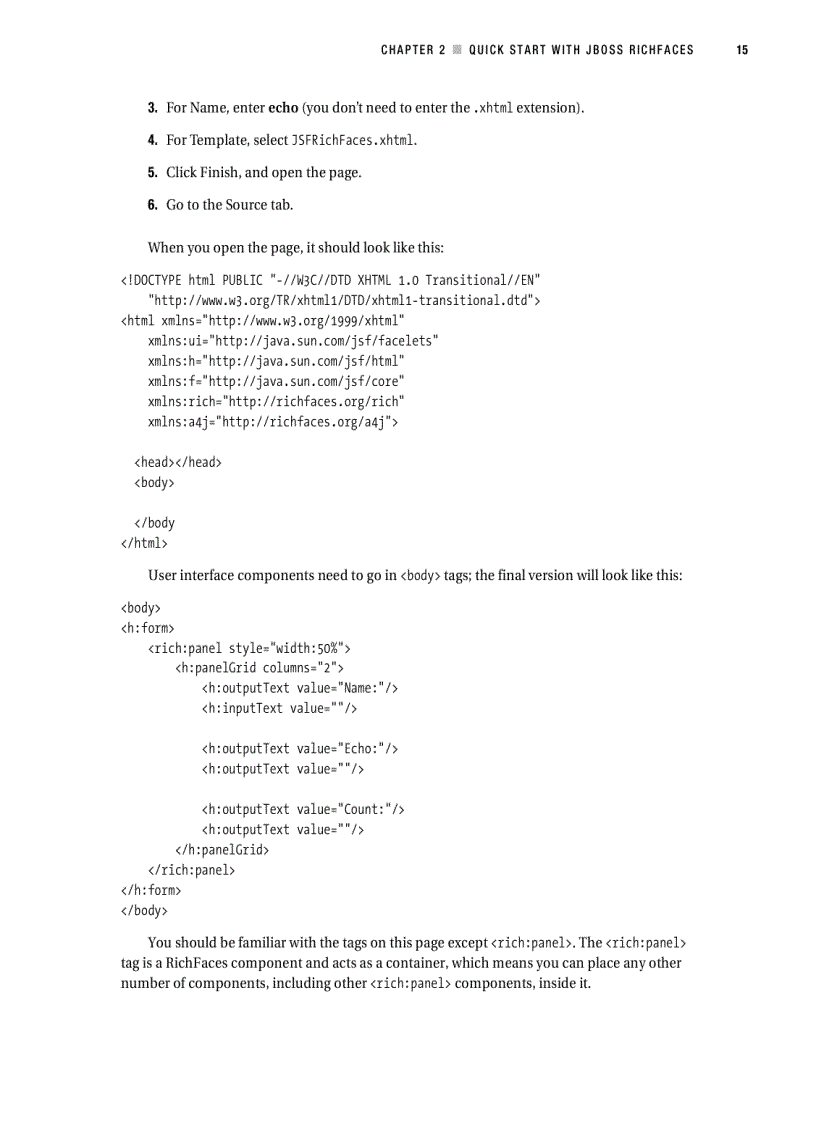 image for page Practical RichFaces